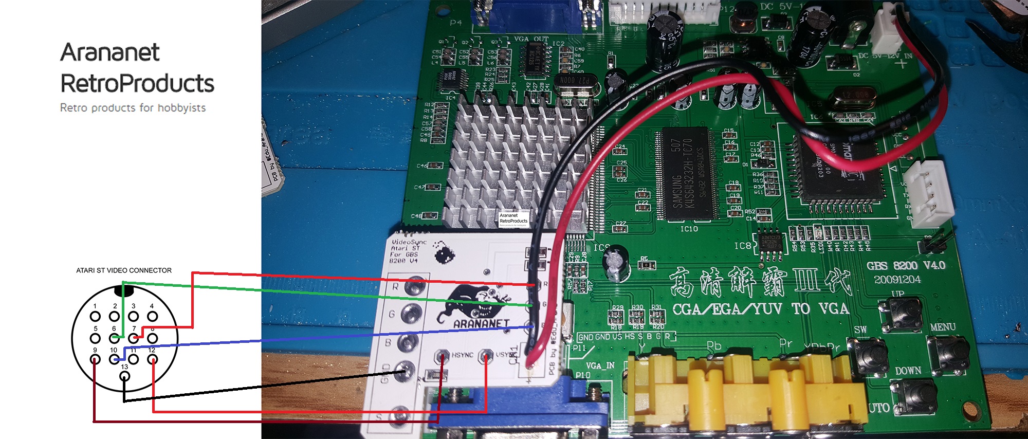 Videosync generator for GBS8200 V4 (Works With Atari ST | Amiga | X68000) - Image 8