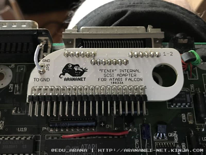 Internal scsi Atari Falcon adapter compatible with COSMOS EX. - Image 2