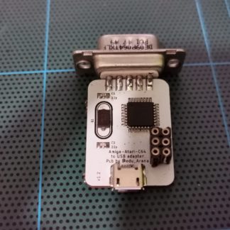 Amiga - C64 to USB Joystick adapter (New firmware compatible with the C64mini & MAXI)