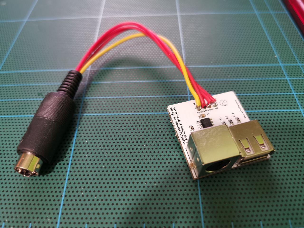 Ps/2 Mouse adapter for X68000