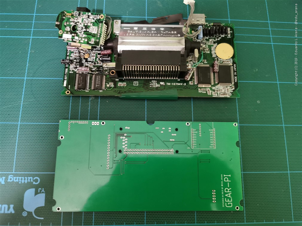 GEARPI - GameGear Board replacement (Black PCB) - Image 3