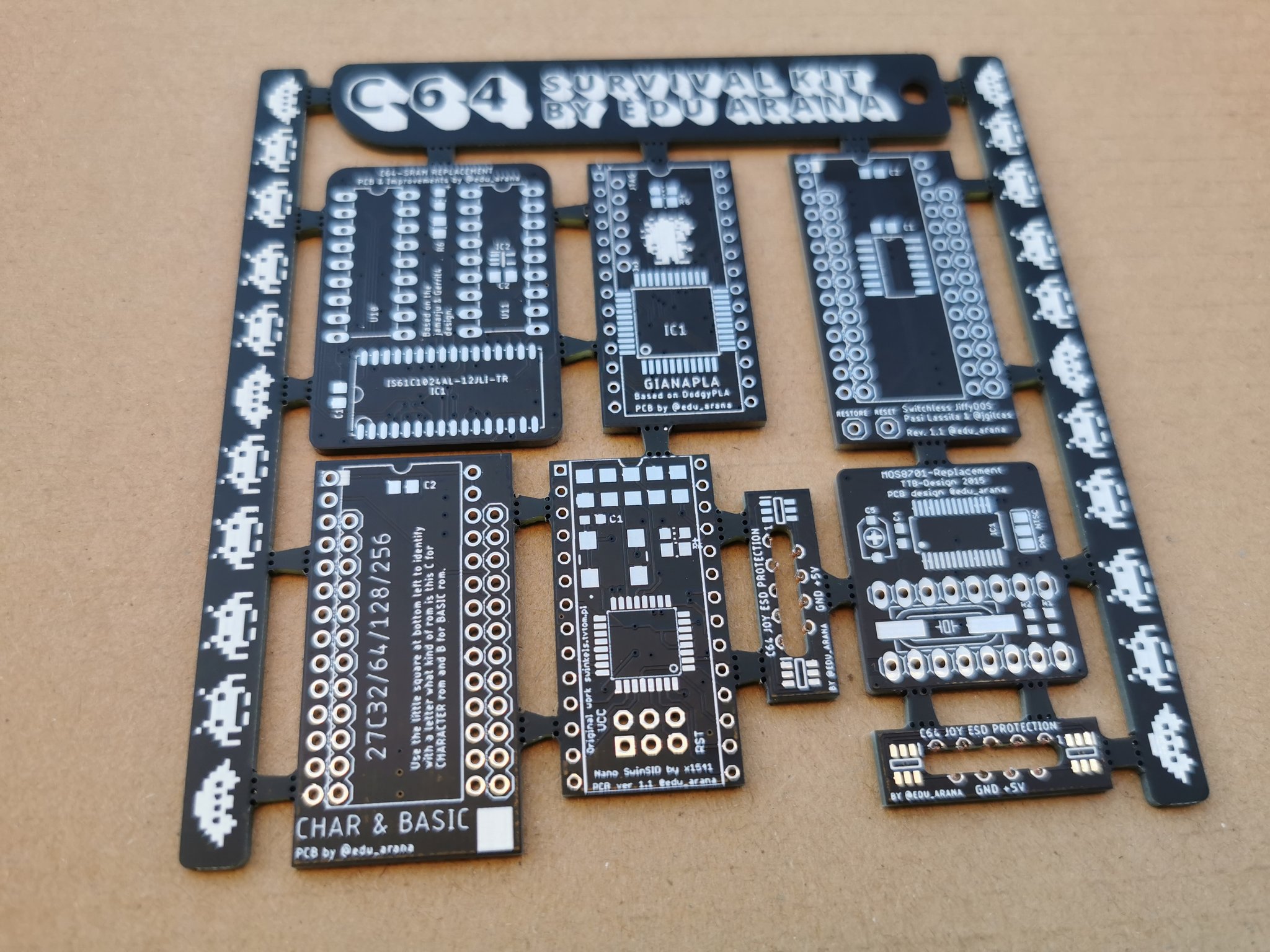 C64 SURVIVAL KIT PCB