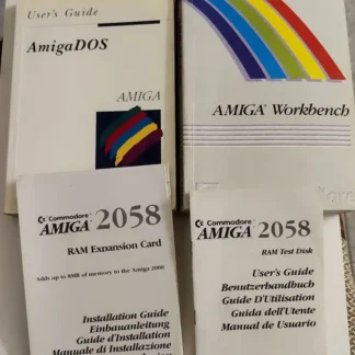 Amiga DOS & Workbench Manuals Bundle – Vintage Computing