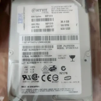 2x IBM 36.4GB SCSI 10K RPM Ultra 320 Slim Hard Drives