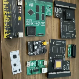 Amiga & C64 Hardware Prototype Lot – CPLD, RAM, CPU