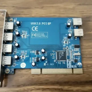 USB 2.0 PCI 6-Port Card – PC & Amiga Compatible