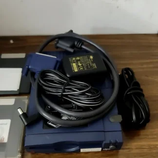 Iomega Zip 100 Drive Parallel Port + Cable, PSU & 2 Disks