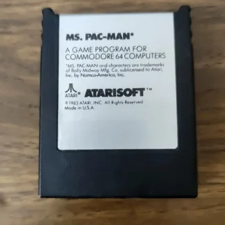 Ms. Pac-Man Cartridge for Commodore 64 – Tested & Working