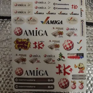 Commodore Amiga Sticker Sheet – Vintage OEM Collectible